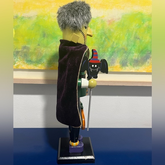 Bombay Frankenstein Monster Nutcracker Halloween Holiday Christmas Purple Green - Picture 4 of 8